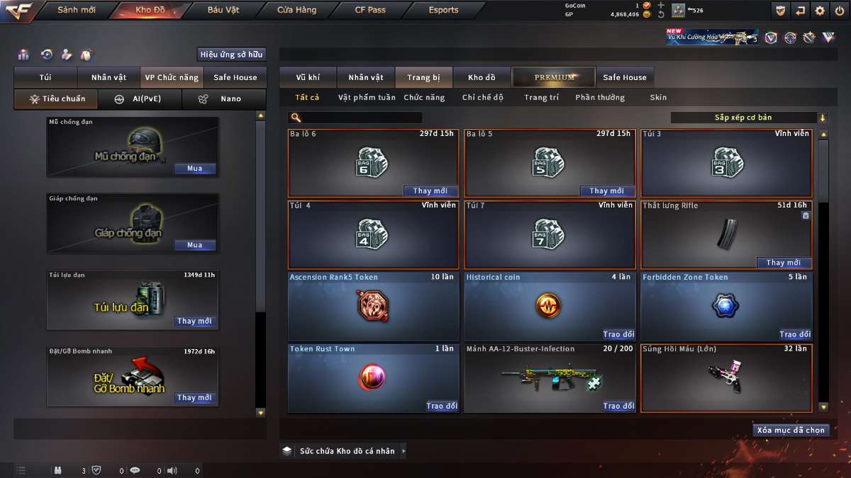 shop acc cf uy tin gia re